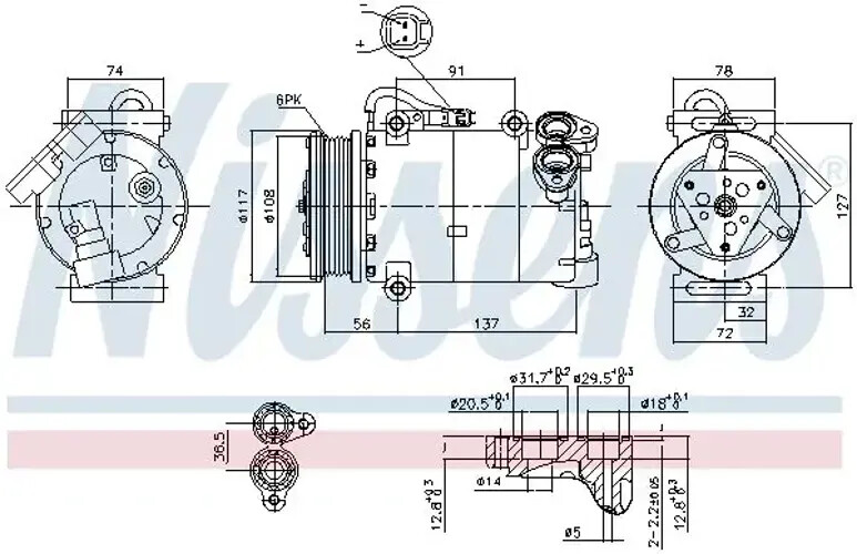 Kompressor Klimaanlage Nissens 890040 online kaufen | eBay 