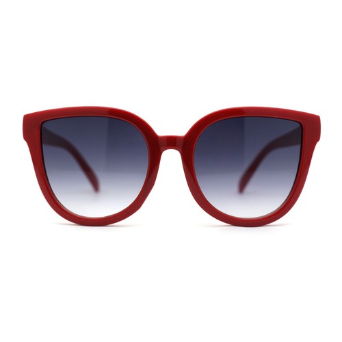 Child Girls Size Horn Rim Round Cat Eye Plastic Retro Fashion Sunglasses - Picture 12 of 32