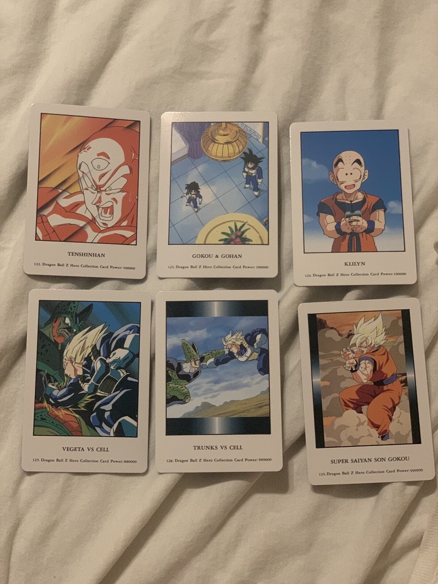 Dragon ball Z hero collection series one 6 card lot #9 | eBay