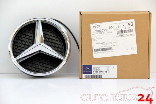 MERCEDES BENZ W205 C CLASS GENUINE OEM ILLUMINATED STAR GRILL STAR LOGO EMBLEM - Picture 6 of 6
