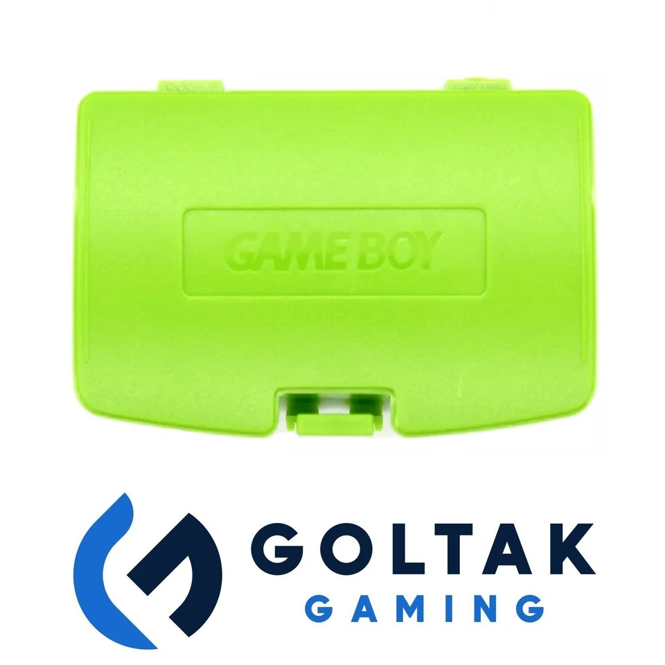 GOLTAK Gameboy Color GBC Game Boy Colour Replacement Battery Cover - Lime Green