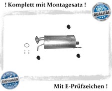 Endschalldämpfer Opel Agila B 1.0 1.2, Suzuki Splash 1.0 1.2 Auspuff Montagesatz