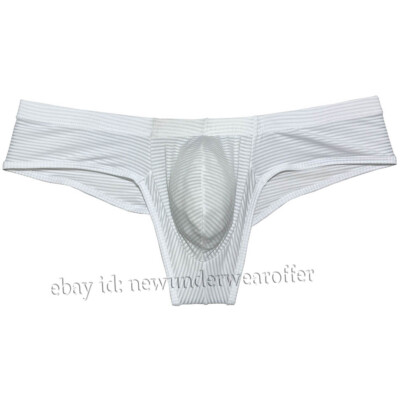 Men Spandex Underwear Soft Boxer Briefs Ice Silk Panties Bulge Pouch Underpants