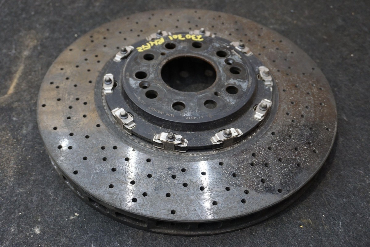 Front Carbon Ceramic Brake Disk Rotor OEM 45251T6NA01 Acura NSX