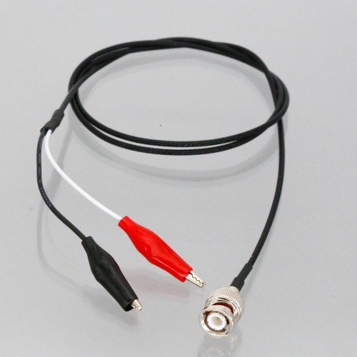 BNC male to 2x Crocodile 27mm Alligator clip RG316 Oscilloscope Test Cable 2~16' - Picture 2 of 5