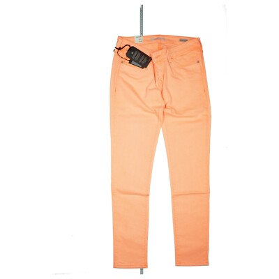 Mavi Jeans Serena Wmn Low Rise super Skinny stretch Hose W30 L32 Orange Neon NEU