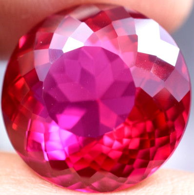 Extremely Rare & Natural 29.15 Ct SUNRISE RUBY  GGL Certified Loose Gemstone
