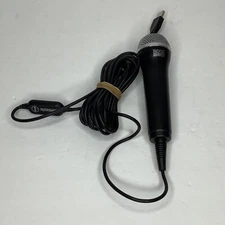 USB Wired Microphone Rockband Logitech Video Game Systems PC Wii Xbox Ps Nice!