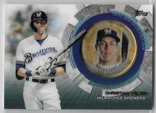 2020 Topps Update Baseball Coin #TBC-CY Christian Yelich Milwaukee Brewers