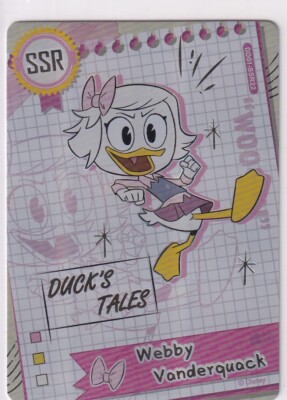 Disney Card Fun 2024 Duck's Tales DD01-SSR22 Webby Vanderquack