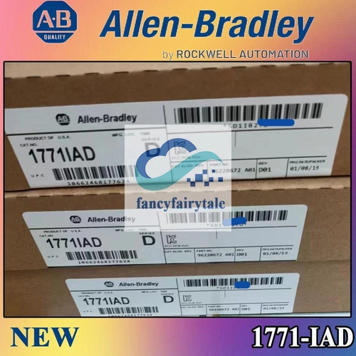 Allen Bradley 1771-IAD/D 120V AC/DC Input Module Rev New 1771 IAD Free Shipping