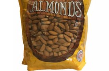 Natural Whole Almonds 3 lbs. New Sealed for Baking, diet, cooking food Healthy