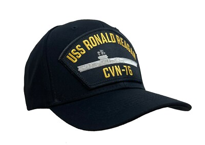 【値下げ】USS Ronald Reagan CVN 76 キャップ USS Ronald Reagan CVN-76 Classic Ship Hat Official Carrier