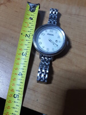 FOSSIL AM-4305 Mother of Pearl Dial  Stainless Steel Ladies Watch Needs Battery FOSSIL AM-4305 Mother of Pearl Dial Stainless Steel Ladies  main image 2