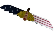 Hollins And Hollins Folk Art Hand Crafted Wooden Folk Art Wood Wall Art USA