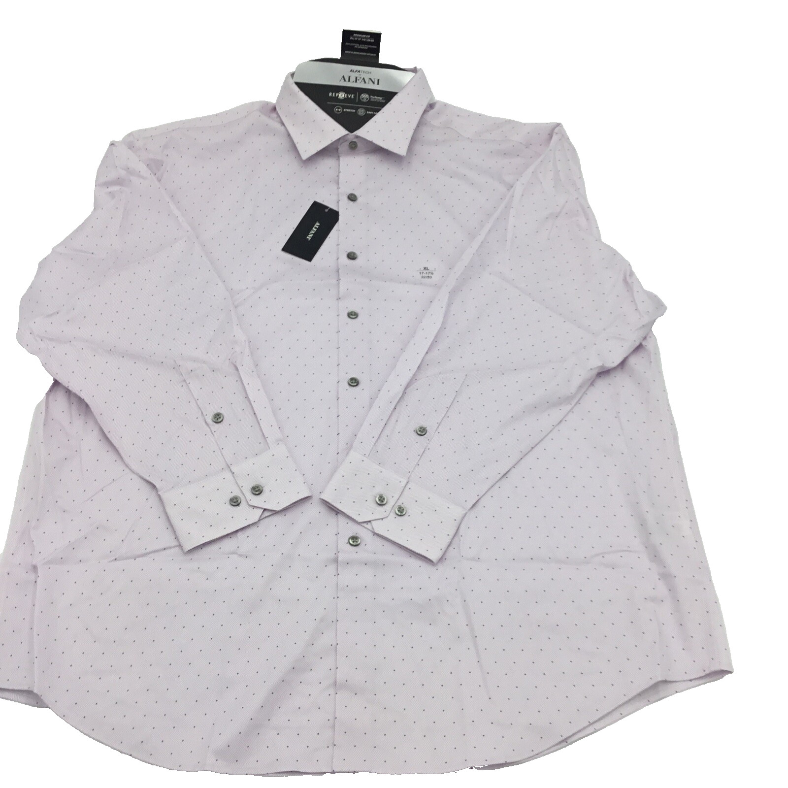 Рубашка Alfani Regular Fit лавандового цвета XL 17-175 3637 8990₽