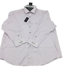 Alfani Regular Fit Shirt, Lavender, XL 17-17.5, 32-33
