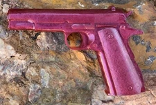 Gun Wall Art  Guns Art Objects Colt 45 Gun Model Resin Guns Play Guns Faux Gun