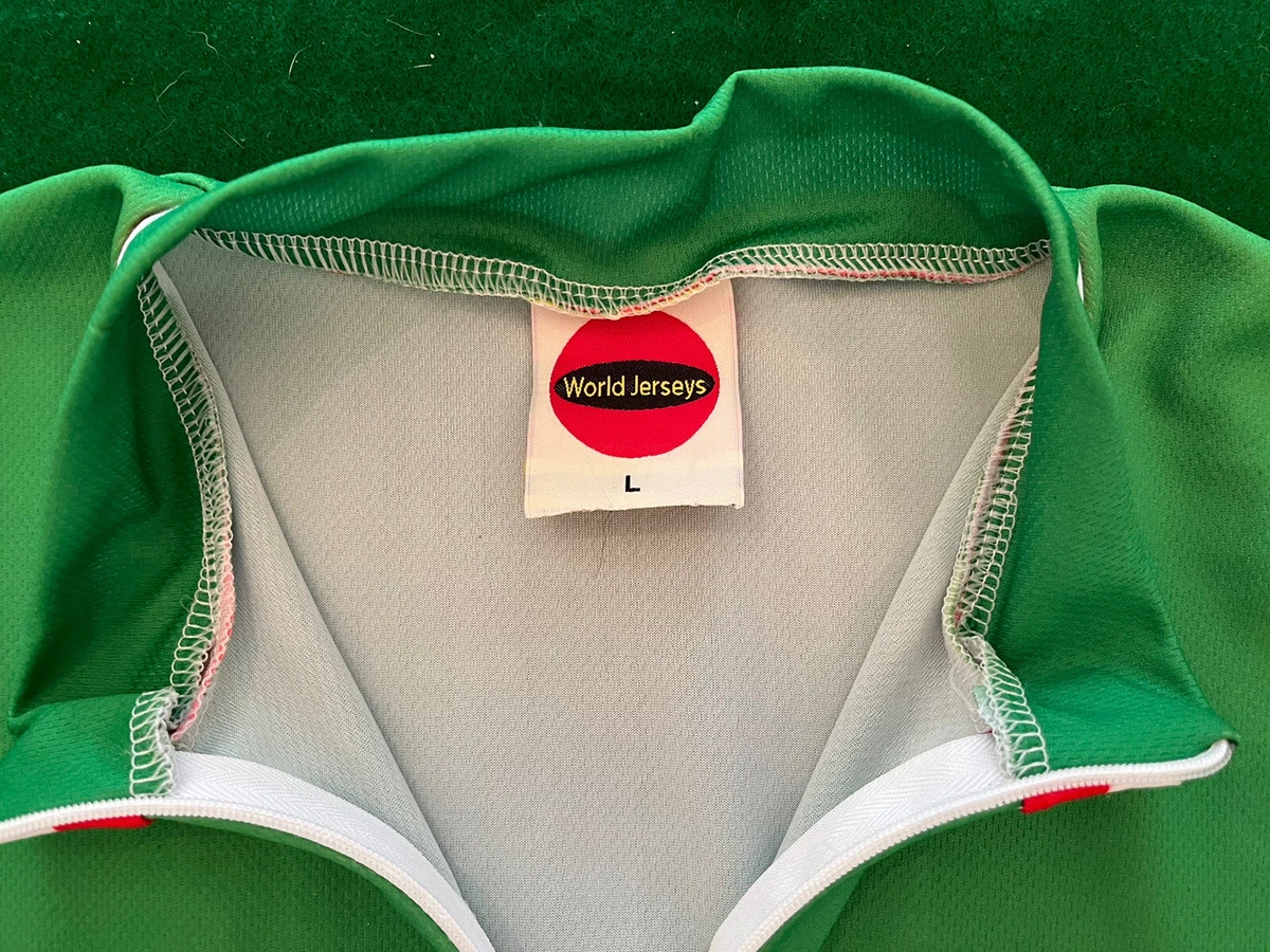 World Jerseys Formaggio Parmigiano Italia Men s Cycling Jersey Size Large