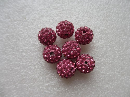 10 - 50pcs 10mm Crystal Ball Disco Beads For Necklaces Bracelets UK Seller - Picture 4 of 19