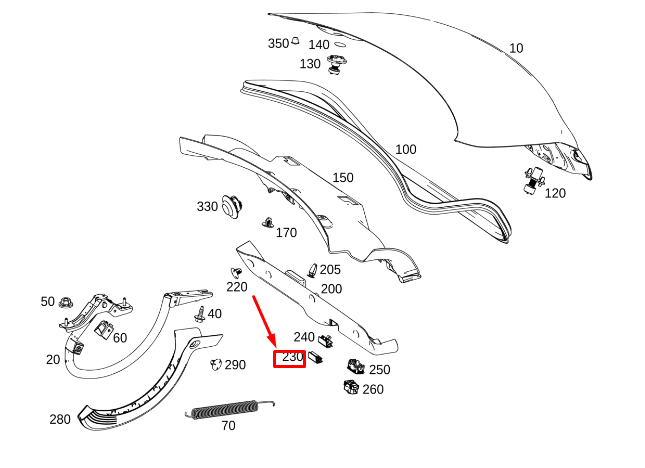 Neu MERCEDES-BENZ CLA C118 Heckgriffleiste Blindabdeckung A1778680800 Original