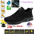Mens Safety Shoes Boots Steel Toe Sneakers Lightweight Puncture Proof Work Shoe