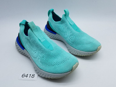 Nike Epic Phantom React Flyknit Women's Size 8 Running Shoes Hyper Turquoise