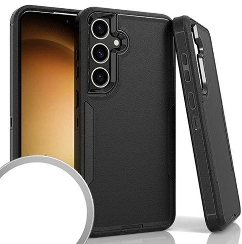 Hartglas / Dual Hybrid Handyhülle für Samsung Galaxy S24+ S24 Plus SM-S926 - Bild 2 von 5