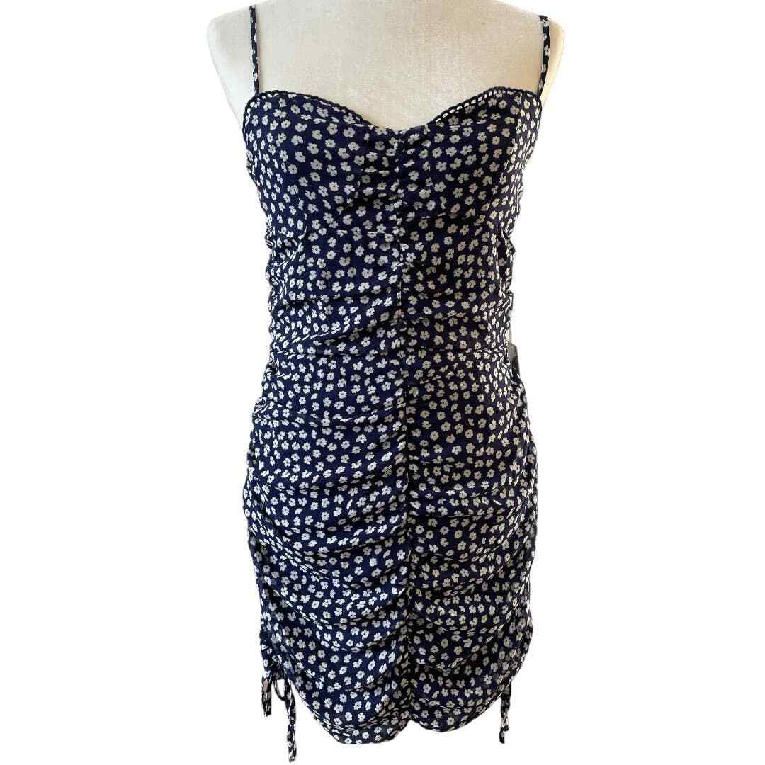Purple Snow Women's Daisy Floral Bodycon Dress Navy Blue Size Medium NEW |  eBay UK