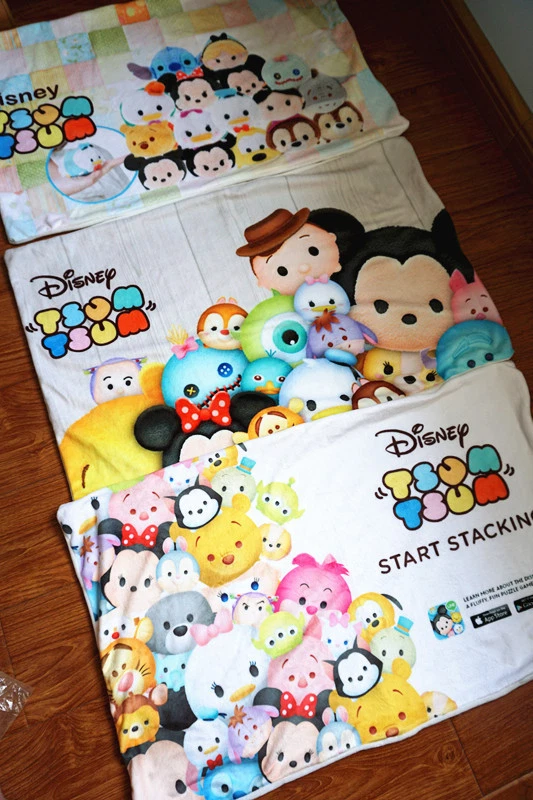 Disney Tsum Tsum Printing  Pillowcase Mickey Minnie Soft Fabric 3 Styles - Image 4 of 4