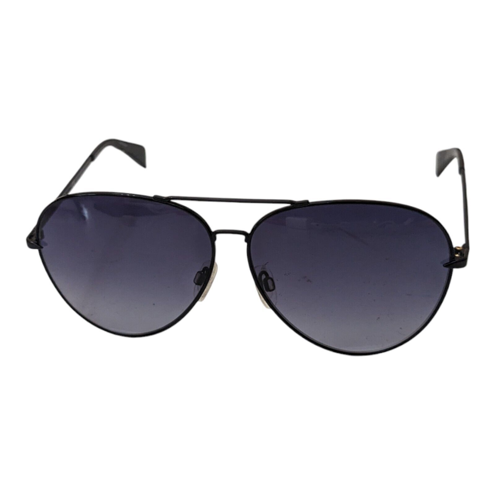 Rag&Bone RNB1006/S 807 9O Black Womens Black Tinted Aviator Sunglasses Polarized