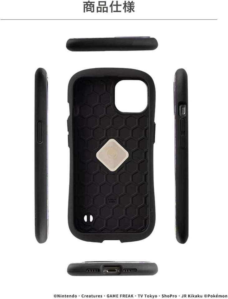 Funda iFace iPhone 14 Pokemon Púrpura ORIGINAL NUEVA de Japón Pokemon Store Foto 3 de 4