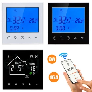 WIFI thermostat Raumthermostat Digital LCD Touchscreen Smart Fußbodenheizung DHL
