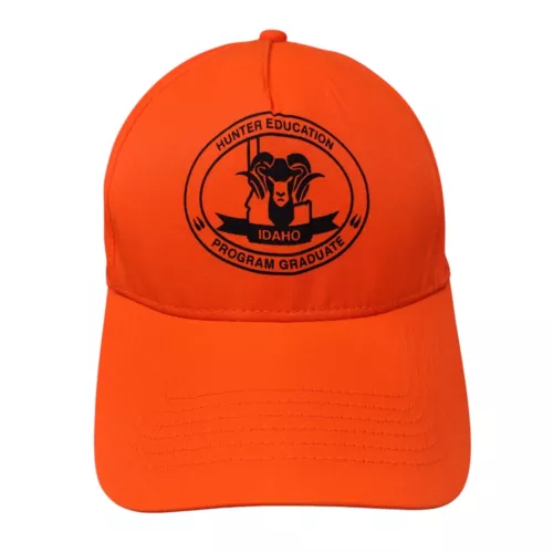 Hunter Education Program Graduate Idaho Snapback Hat Orange OSFM Adjustable Otto