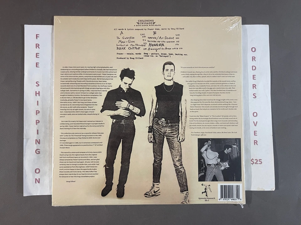 SEALED CHILDREN'S CRUSADE A DUTY-DANCE WITH DEATH LP MEMBERS OF GUIDED BY VOICES - Image 2 of 2