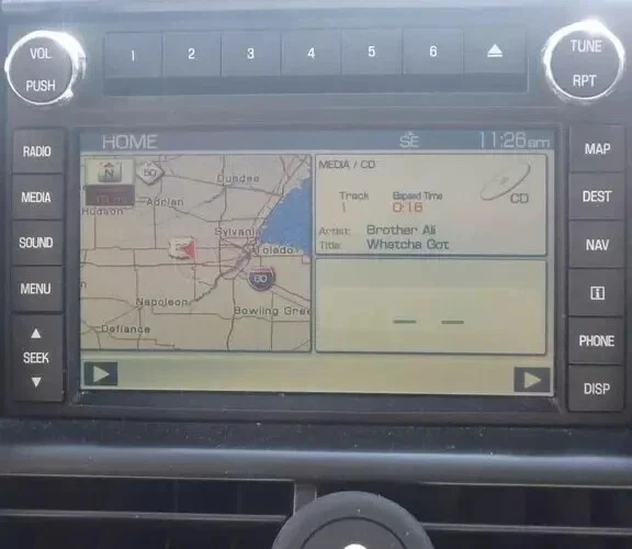 2010 MERCURY MOUNTAINEER EXPLORER RADIO NAVIGATION DISPLAY SCREEN GENUINE OEM - Image 4 of 4