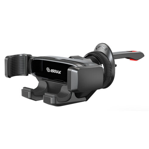 Gravity Car Air Vent Cell Phone Mount Holder with Auto Lock Mechanism - Black - 第 2/9 張圖片
