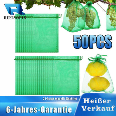 20x30cm Traubenschutzbeutel Klein Mesh Tasche Fruchtschutzbeutel mit Zugband