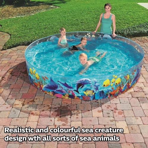 Bestway Pool Sparkling Sea Animal Pool Round (1.22m X 25cm) - Picture 46 of 60