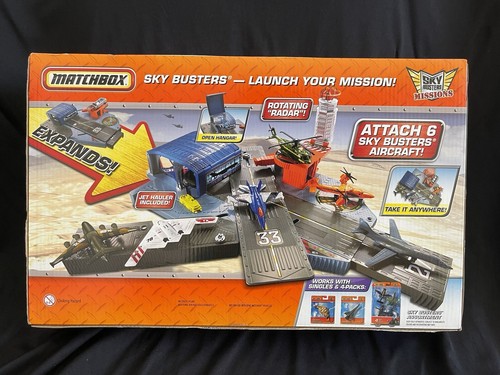 NEW Sealed Matchbox Sky Busters Missions Headquarters Airbase Mattel 2010 - Picture 2 of 10