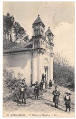 Old postcard 64 Betharram 9th STATION DU CALVAIRE