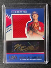 2018 Panini USA Stars & Stripes Nicholas DeMarco Autographed Jersey Black #04/39