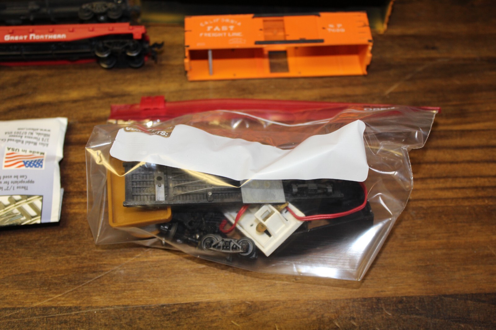 3lb HO Scale Parts Lot Rio Grande Track Nails and Cars eBay