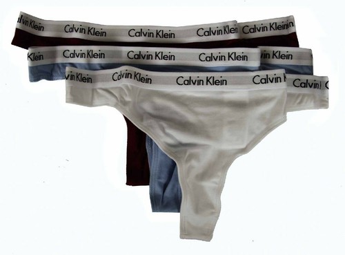 Pack 3 women's brief slip tripack woman underwear CK CALVIN KLEIN item QD3587E T - Bild 39 von 92