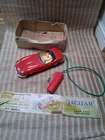 VINTAGE E TYPE & CORVETTE BATTERY OPERATED TOY CAR - REMOTE CONTROL -MARX & TAYO