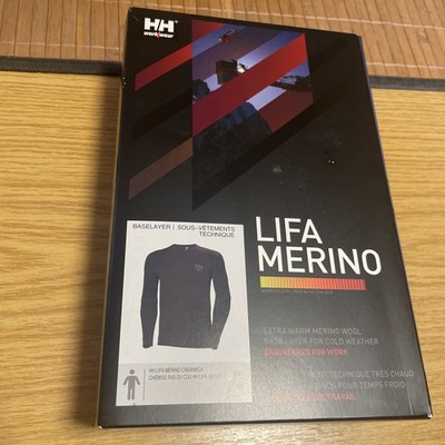 Helly Hansen Longsleeve 75106 Hh Lifa Merino Crewneck 990 Black