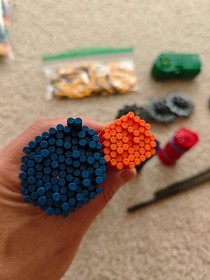 k'NEX Knex doubleshot coaster and 521 super value and extra cars used mixed lot