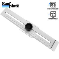 PräZisions Streichmaß Kohlenstoffstahl AnreißEr Lasergravierte Skala 200Mm