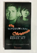 A VERY SUPERNATURAL CHRISTMAS BASE CARD SET Of 7 & Collector Box. No Piecework.