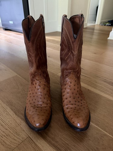 Luchese Boots - Ostrich - 11.5 EE - Picture 1 of 4